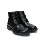 Frank Daniel - Bottines À Enjoliveurs À Ailettes - Noir - Homme