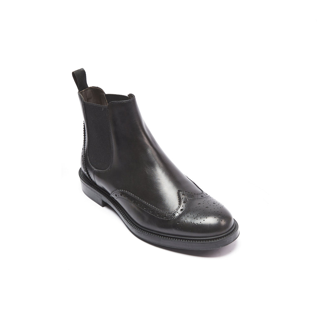 Frank Daniel - Bottines Chelsea À Motif Fleuri - Noir - Homme