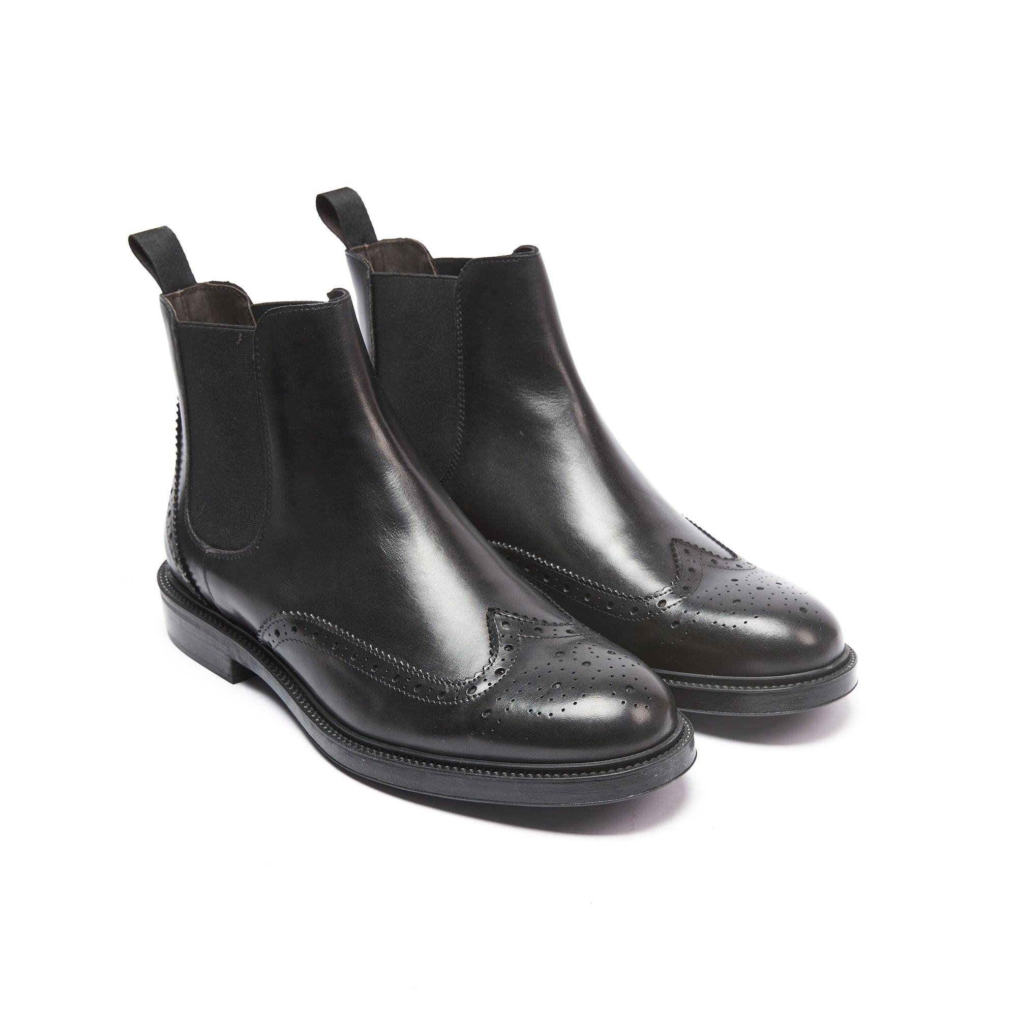 Frank Daniel - Bottines Chelsea À Motif Fleuri - Noir - Homme