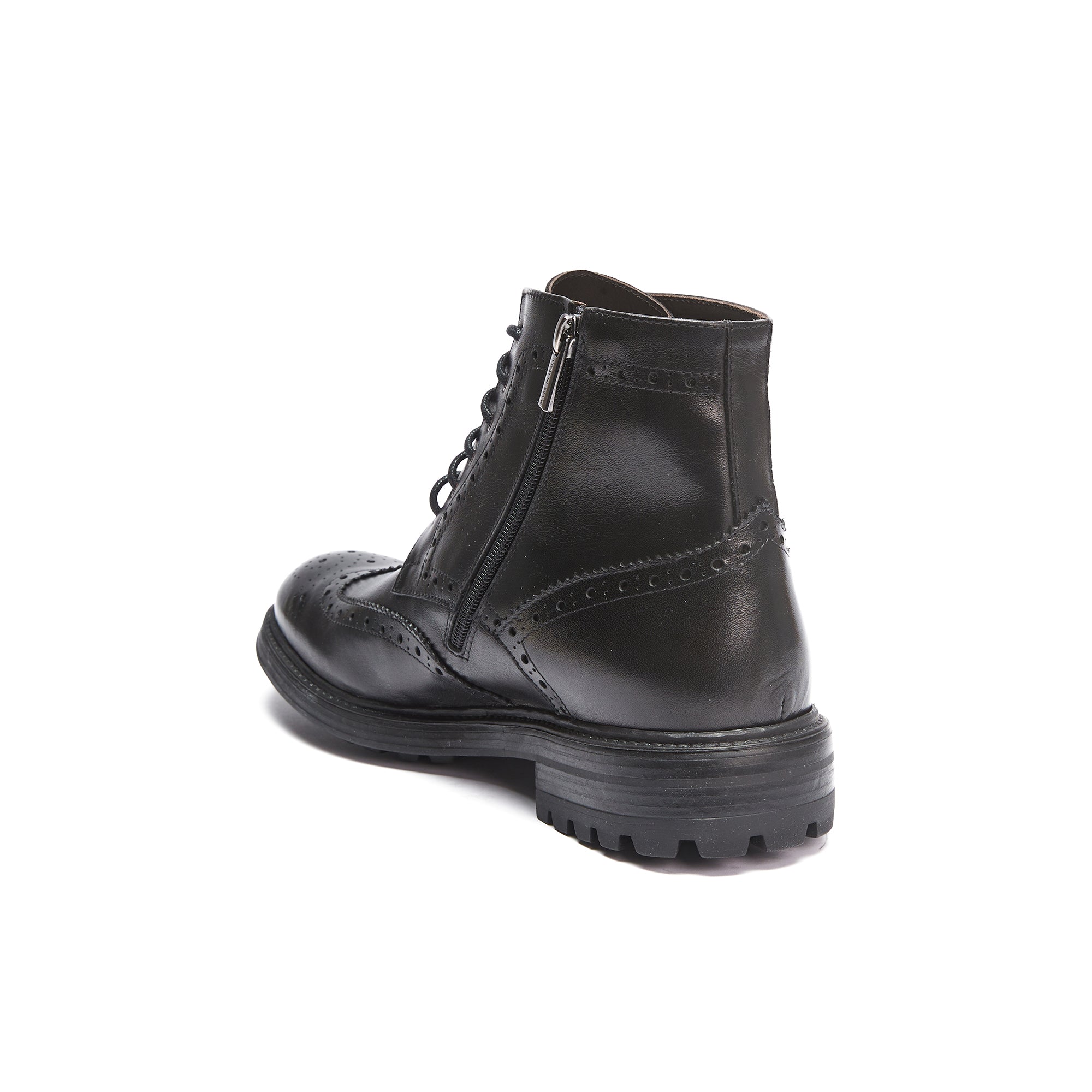 Frank Daniel - Bottines À Enjoliveurs À Ailettes - Noir - Homme
