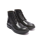 Frank Daniel - Bottines À Enjoliveurs À Ailettes - Noir - Homme