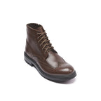 Frank Daniel - Bottines À Ailettes - Marron Foncé - Homme