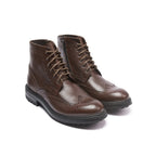 Frank Daniel - Bottines À Ailettes - Marron Foncé - Homme