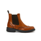 Frank Daniel - Bottes Chelsea À Aile - Marron - Femme
