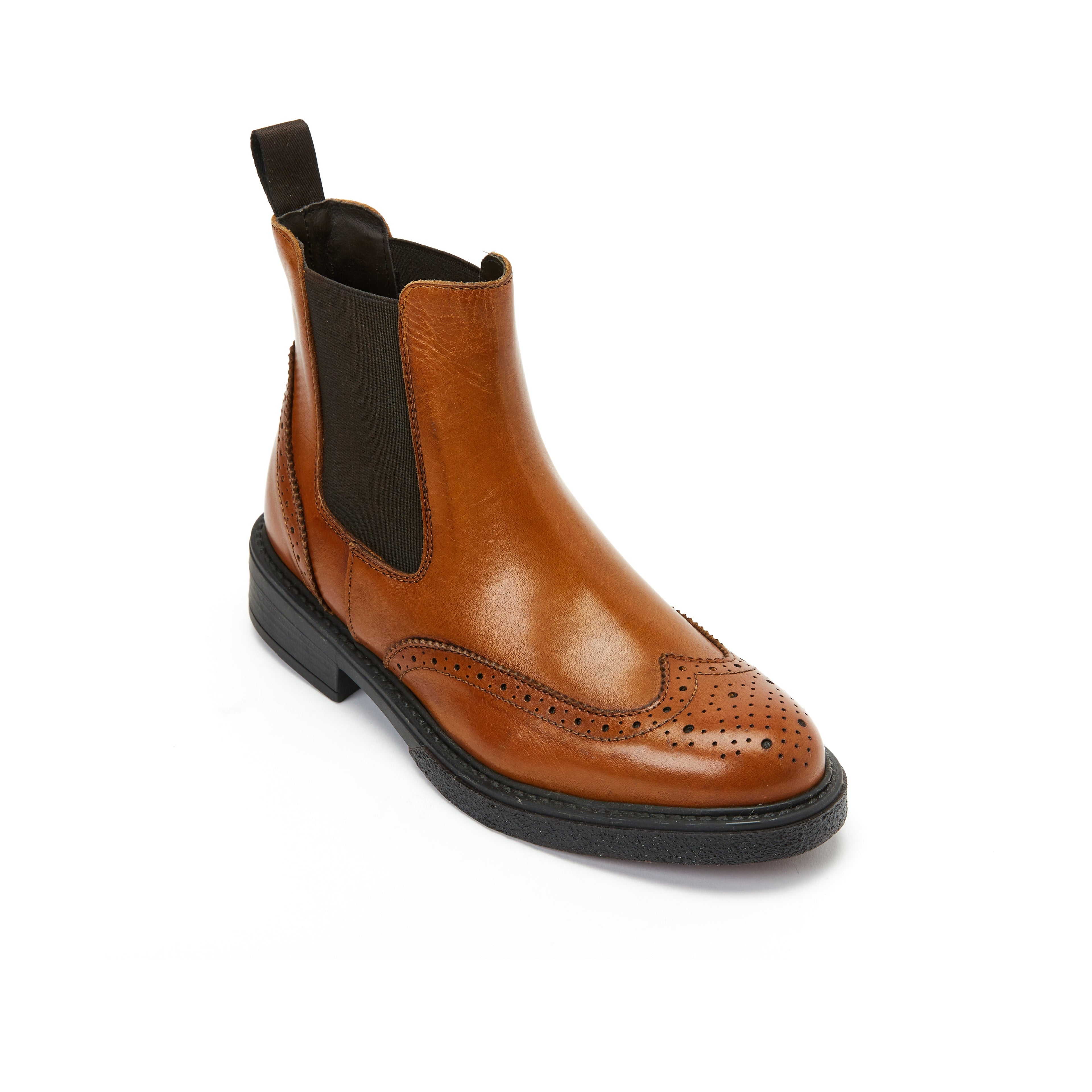 Frank Daniel - Bottes Chelsea À Aile - Marron - Femme