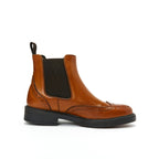 Frank Daniel - Bottes Chelsea À Aile - Marron - Femme