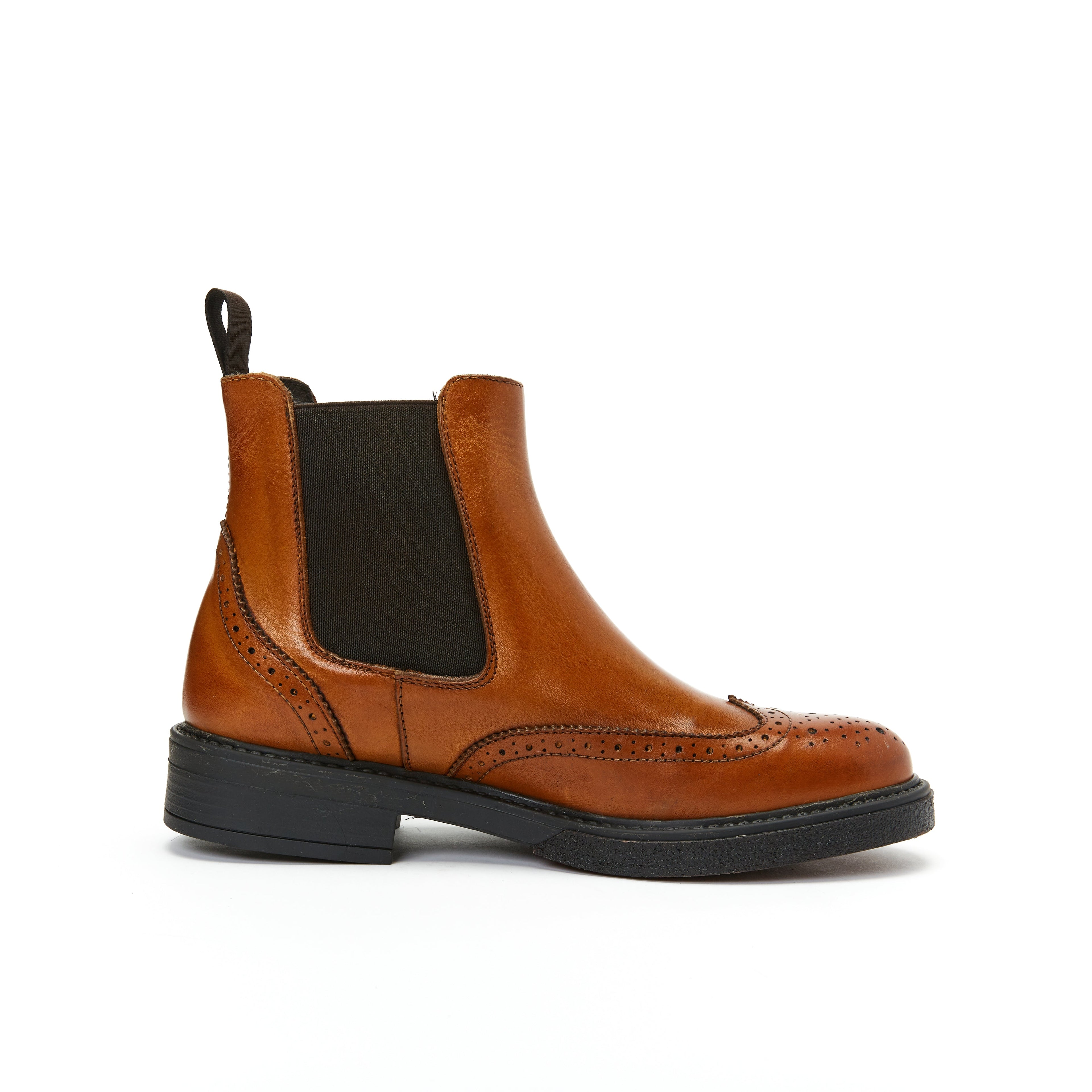Frank Daniel - Bottes Chelsea À Aile - Marron - Femme