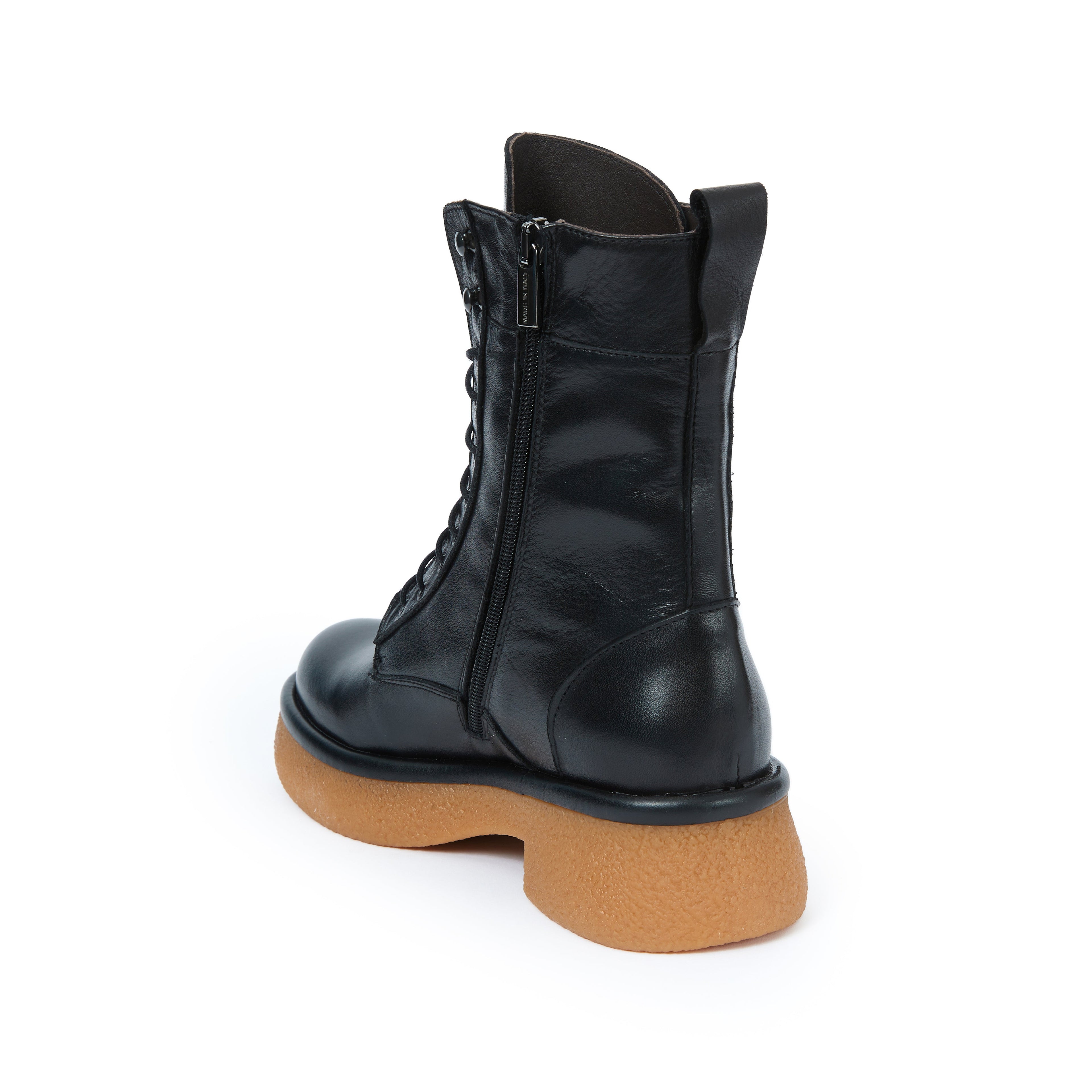 Frank Daniel - Bottines À Lacets Montantes - Noir - Femme