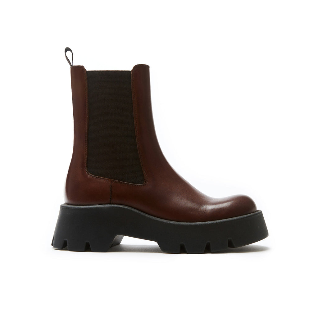 Frank Daniel - Bottes Chelsea - Marron - Femme