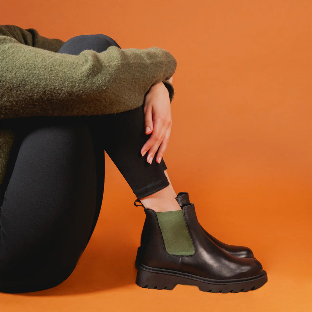 Frank Daniel - Bottes Chelsea - Noir - Femme