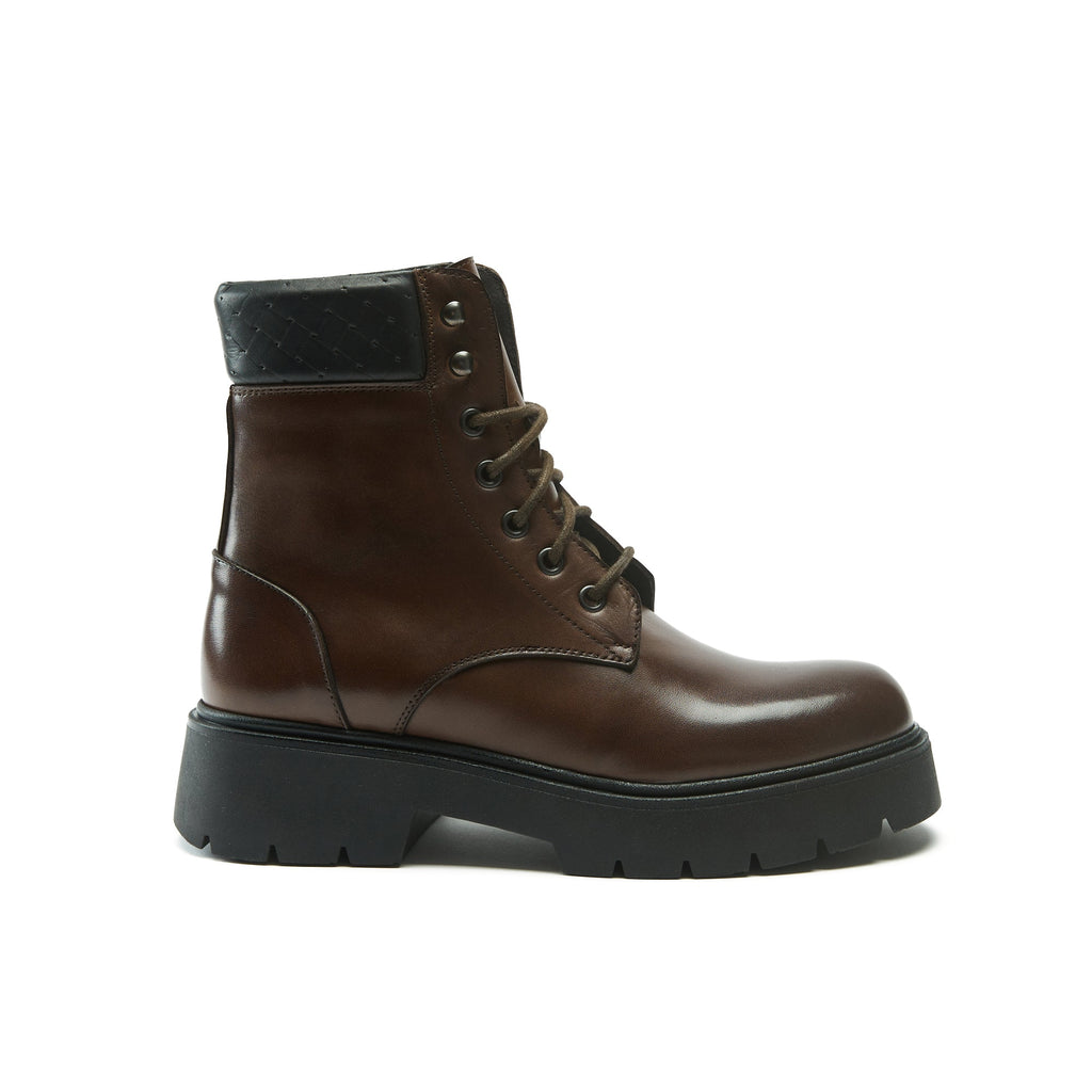 Frank Daniel - Bottine Derby - Marron - Femme