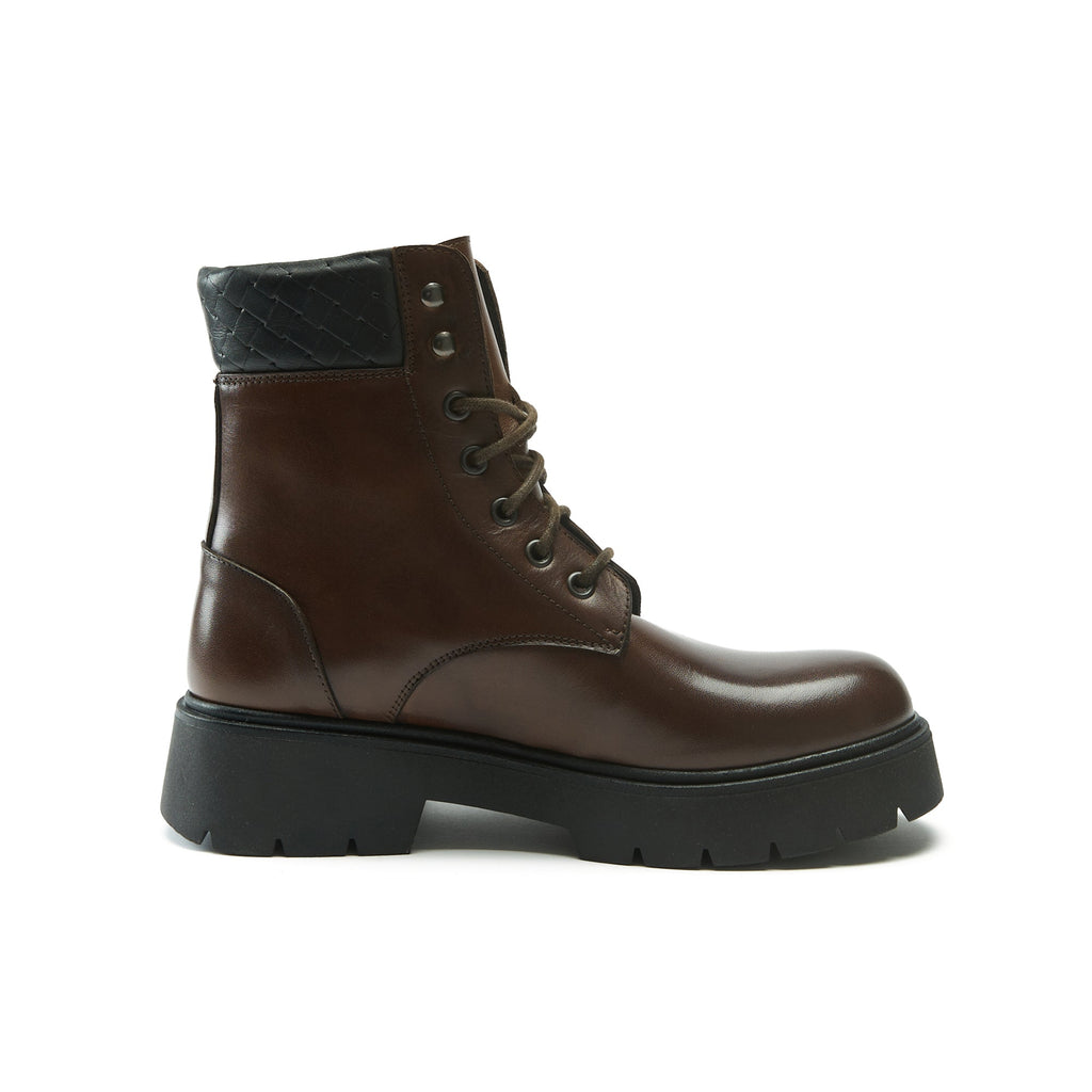 Frank Daniel - Bottine Derby - Marron - Femme