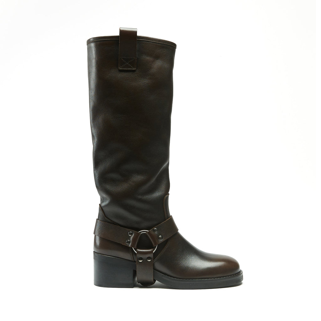 Frank Daniel - Bottes De Motarde - Marron - Femme