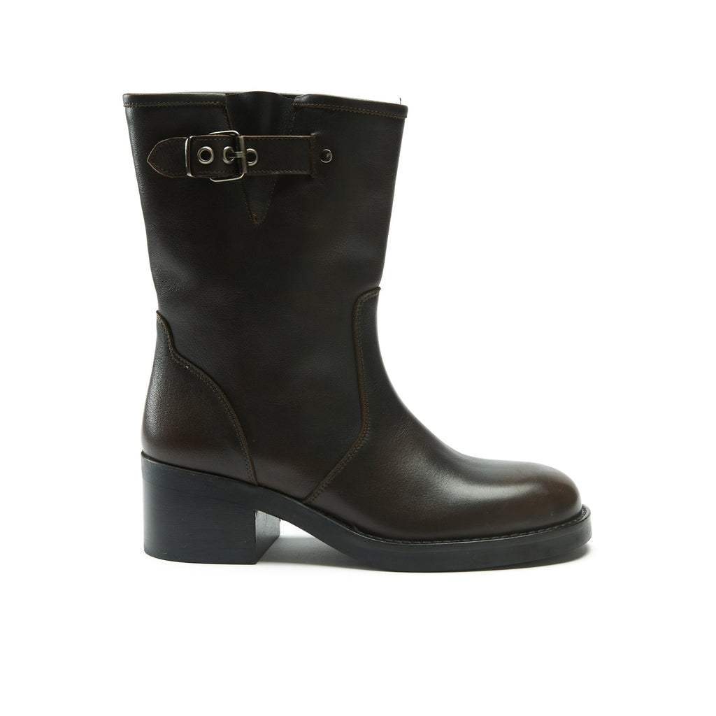 Frank Daniel - Bottes De Motarde - Marron - Femme