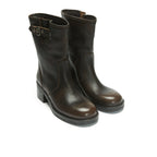 Frank Daniel - Bottes De Motarde - Marron - Femme