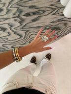 Bague Flor Plata