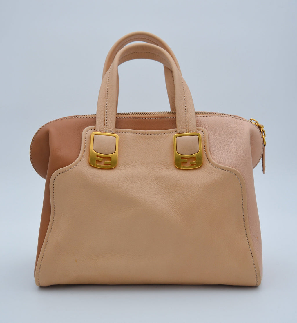 Sac Fendi Caméléon Bicolore En Cuir