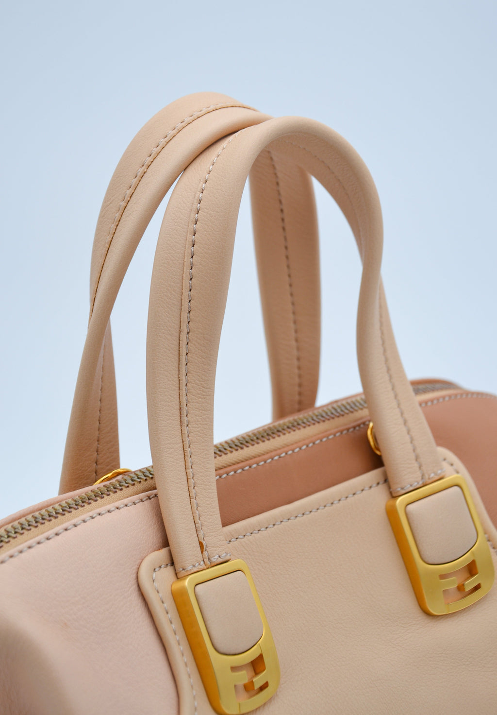 Sac Fendi Caméléon Bicolore En Cuir