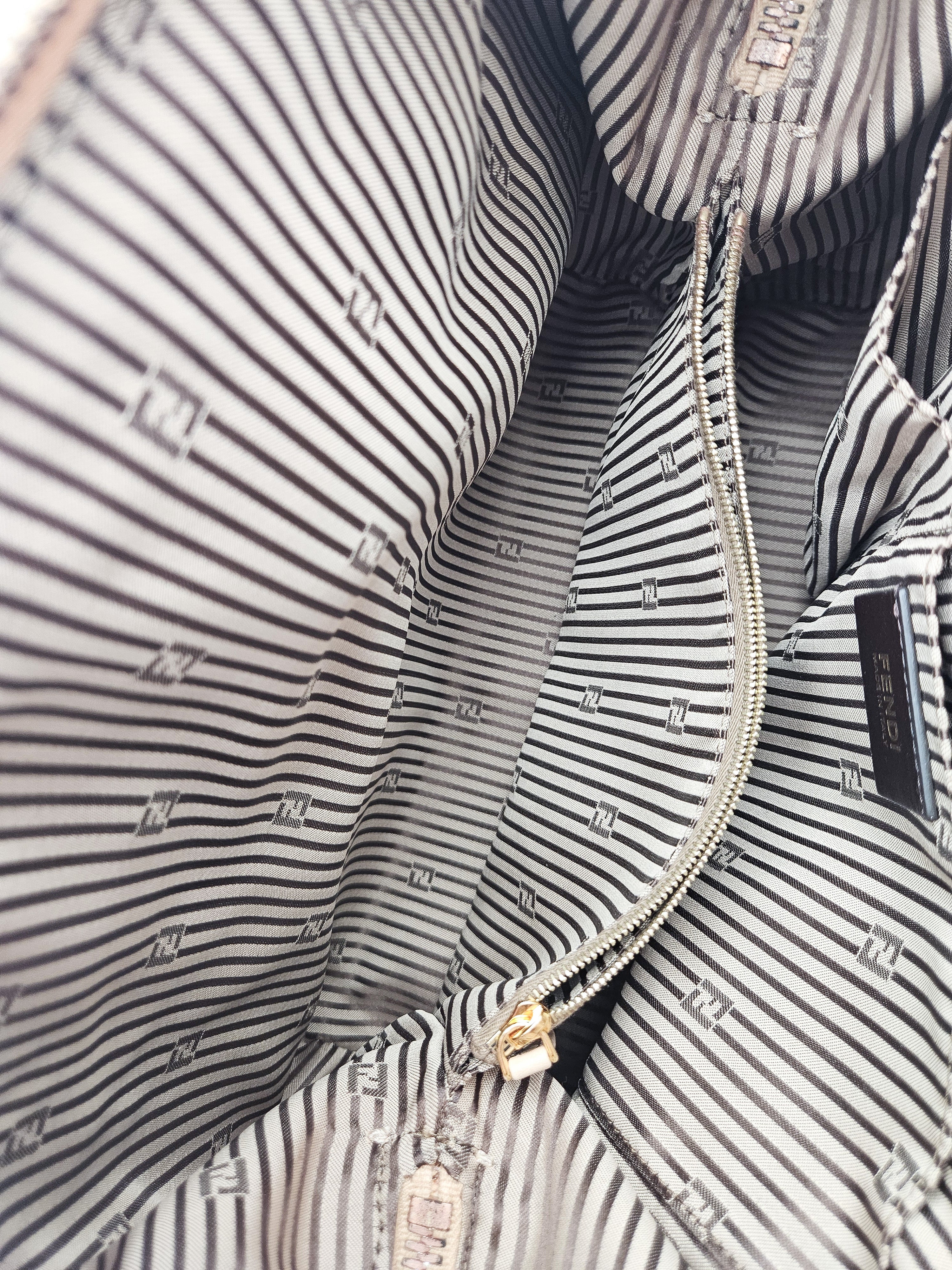 Sac Fendi Caméléon Bicolore En Cuir