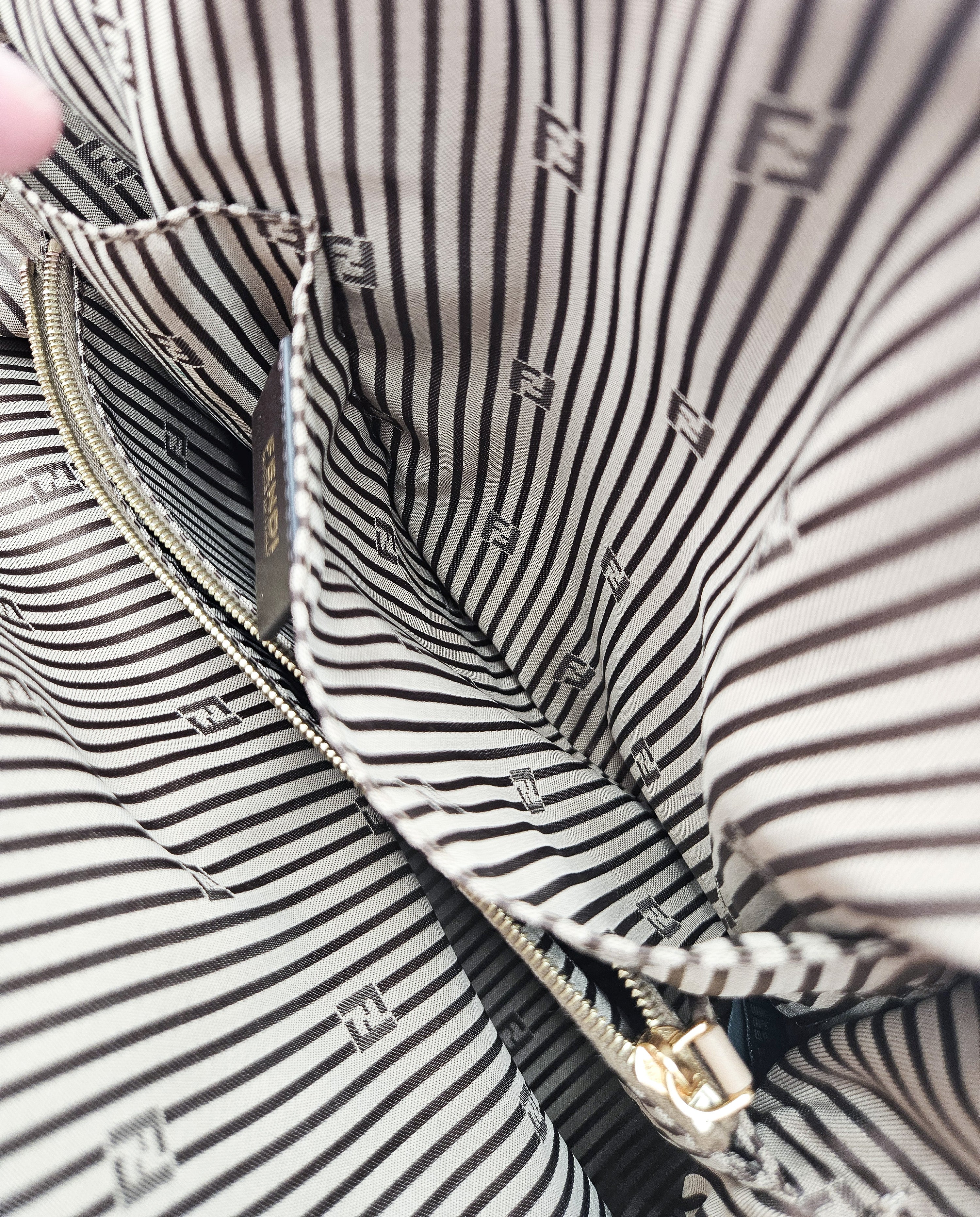 Sac Fendi Caméléon Bicolore En Cuir