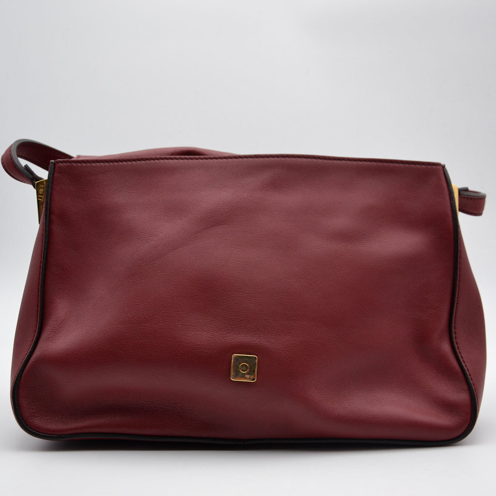 Fendi Mama Baguette Cuir Rouge