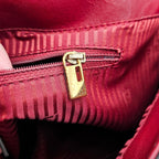 Fendi Mama Baguette Cuir Rouge