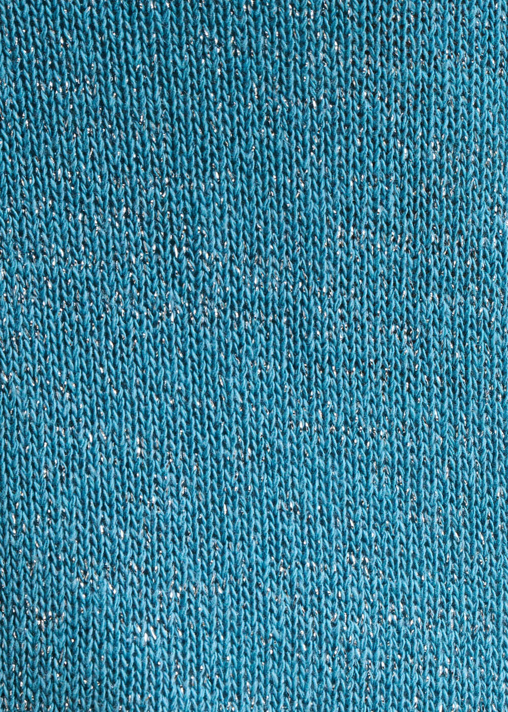 Gilet Mi-Long Maille Irisée