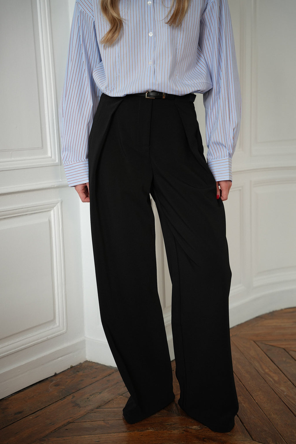 Pantalon Droit Sandro - Noir