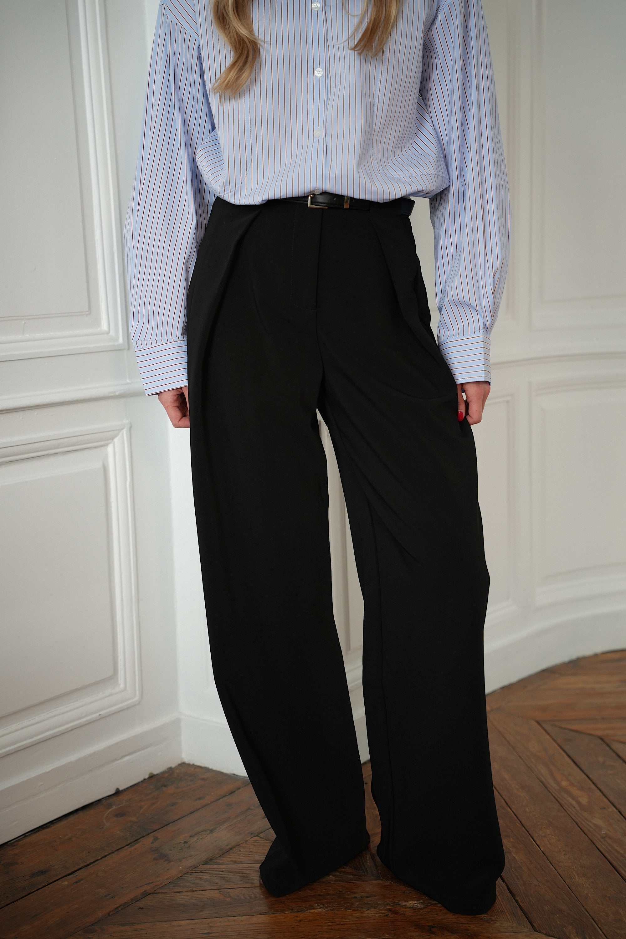 Pantalon Droit Sandro - Noir