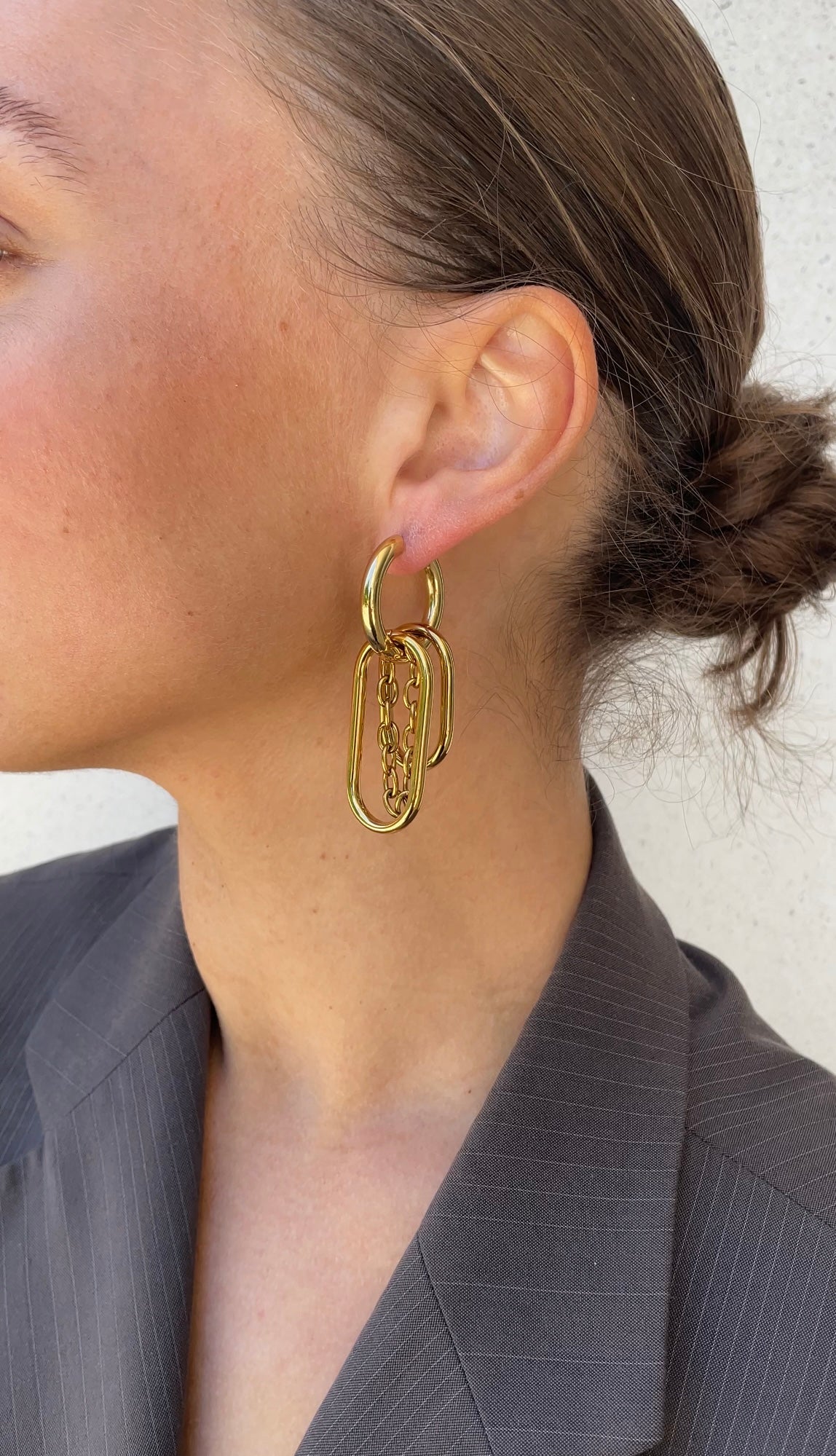 Boucles D'Oreilles Asymmetric Grunge