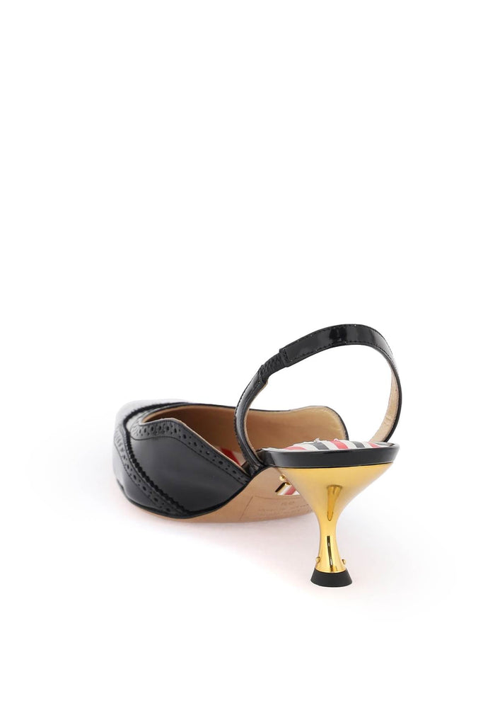Thom Browne - Escarpins Thom Browne Brogue Slingback Pumps