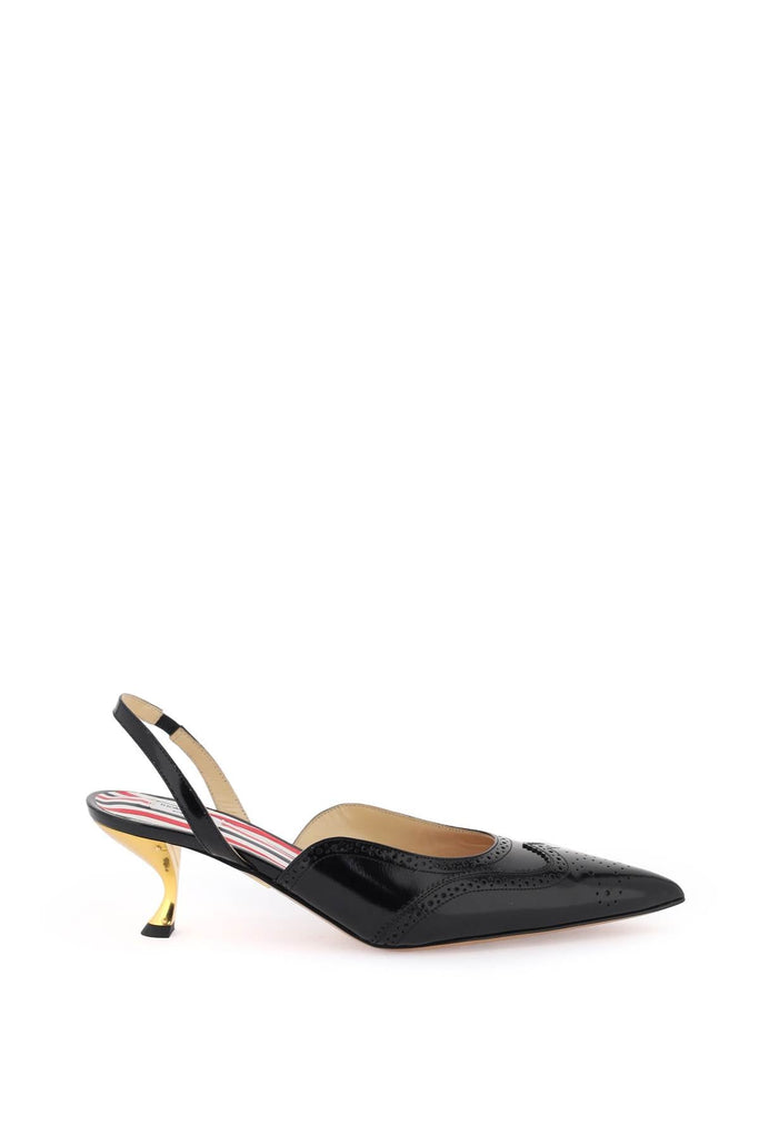 Thom Browne - Escarpins Thom Browne Brogue Slingback Pumps