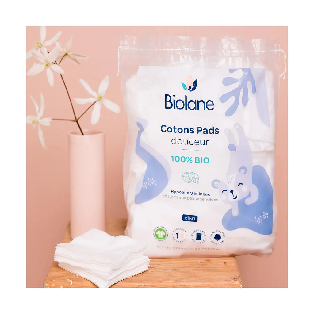 Lot 3X Cotons Pads Douceur - 100% Bio