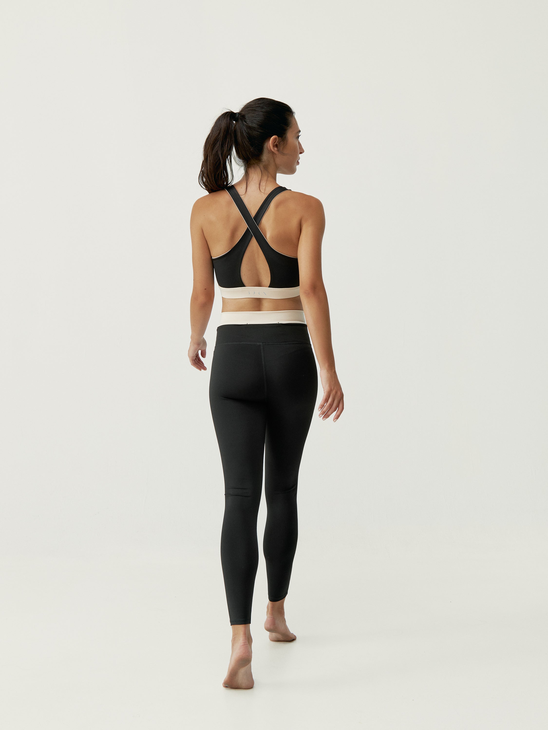 Legging Fiorella - Noir/Tapioca - Femme