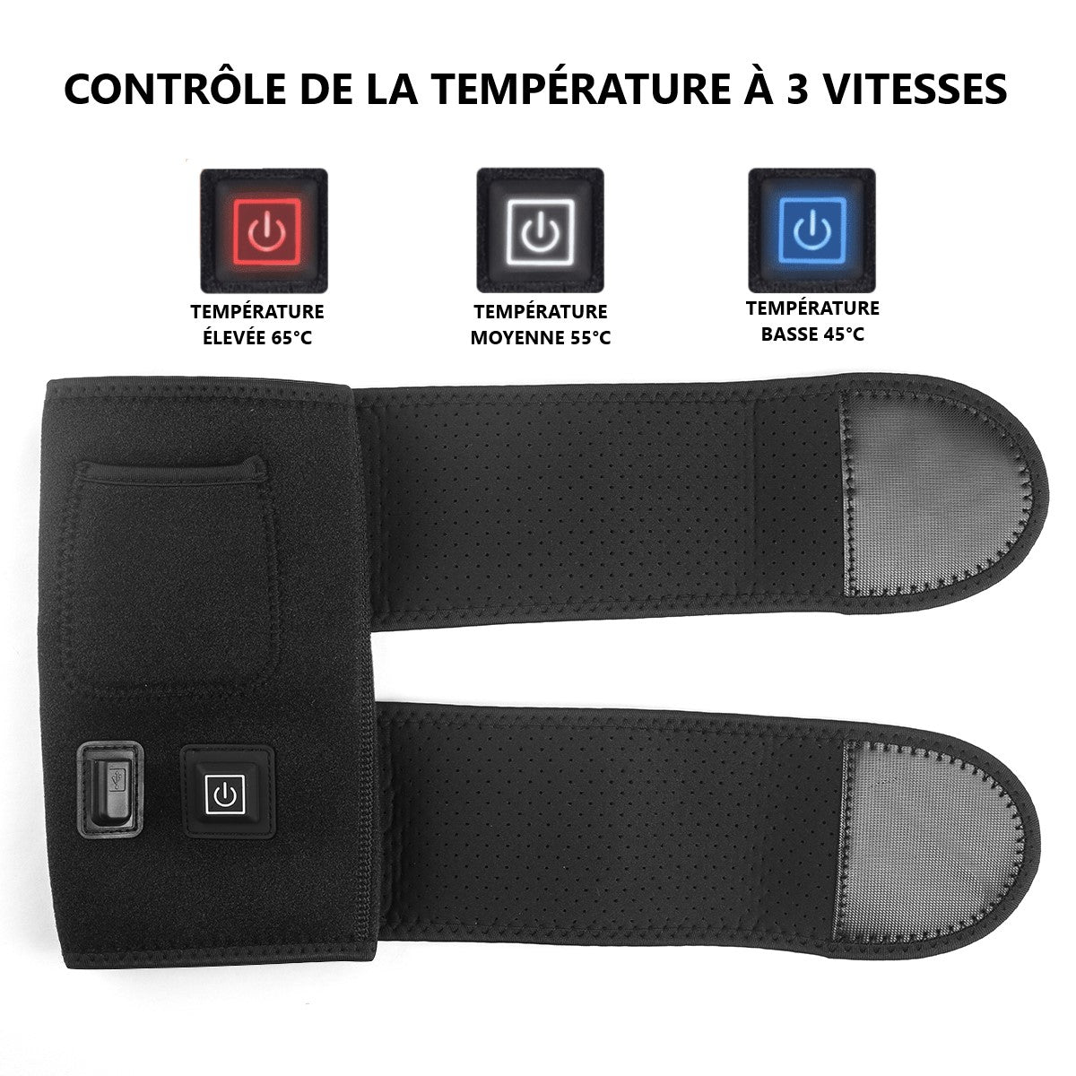 Genouillère Chauffante Onamaste - Soulagement Et Confort Pour Vos Articulations