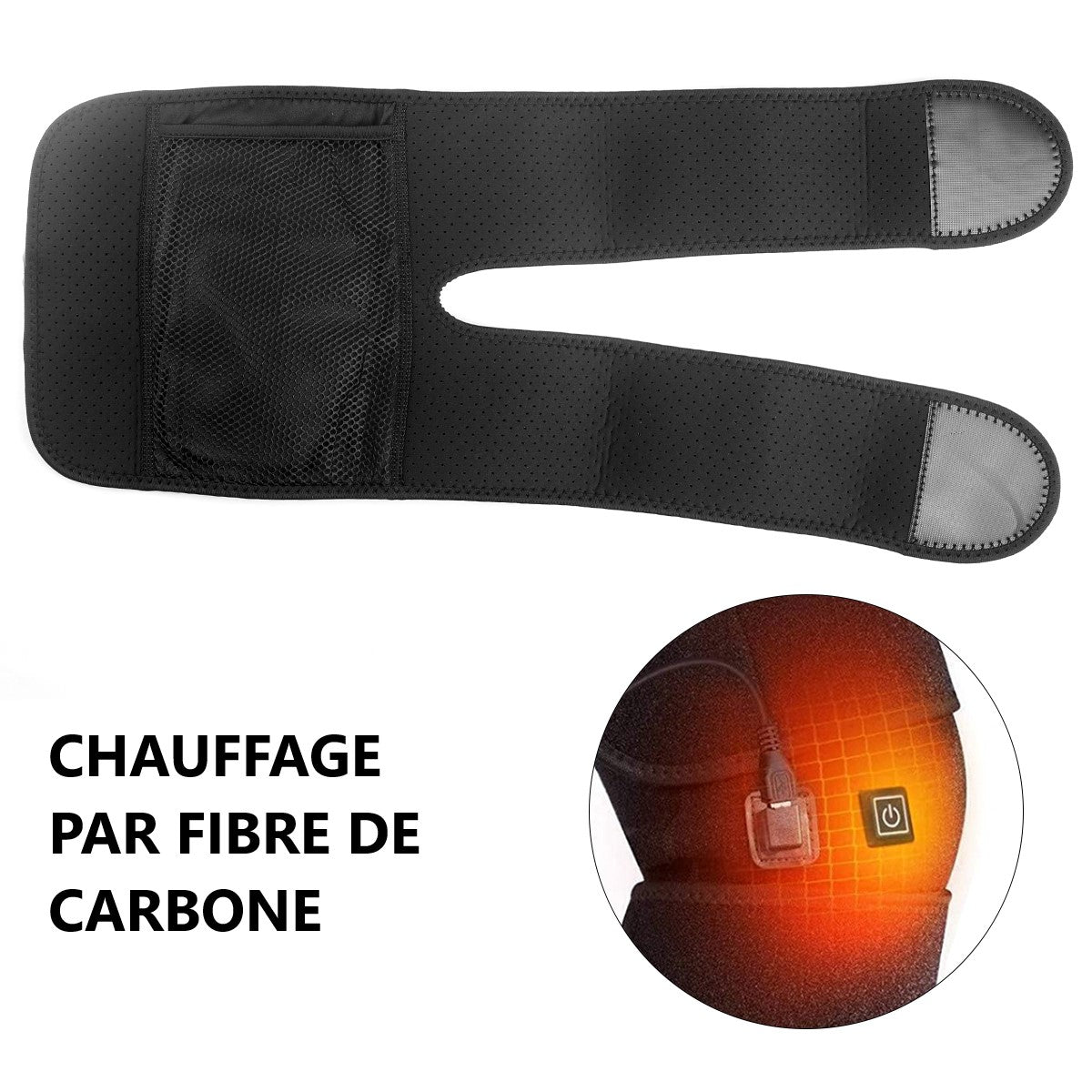 Genouillère Chauffante Onamaste - Soulagement Et Confort Pour Vos Articulations