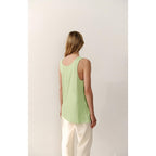 Debardeur Mi-Long Col Rond Fizvalley - Amande Vintage - Femme