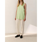 Debardeur Mi-Long Col Rond Fizvalley - Amande Vintage - Femme