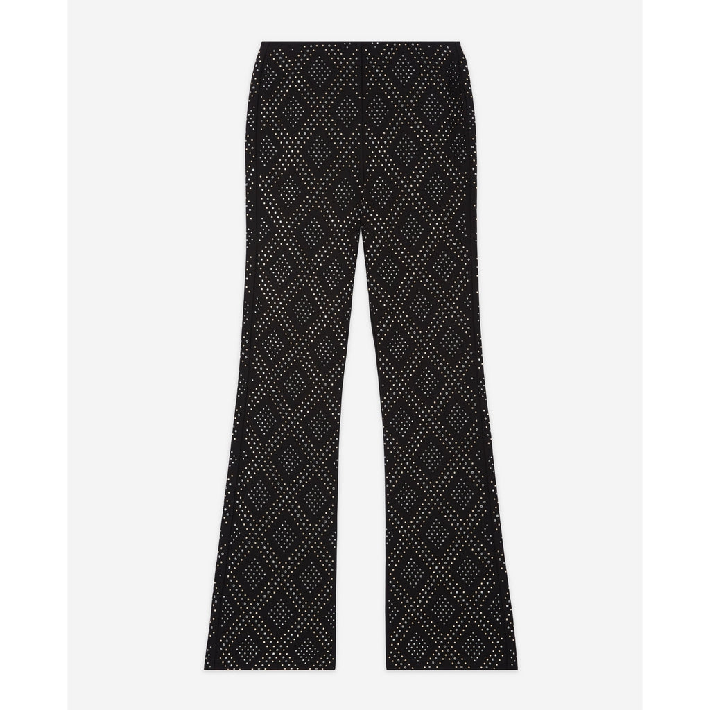 The Kooples - Pantalon Flare Taille Haute - Noir - Femme
