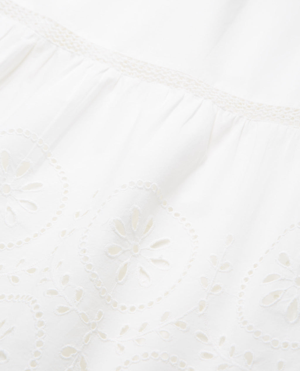 The Kooples - Jupe Blanche Dentelle Longue Ajourée - Femme