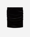 The Kooples - Minijupe En Velours - Noir - Femme