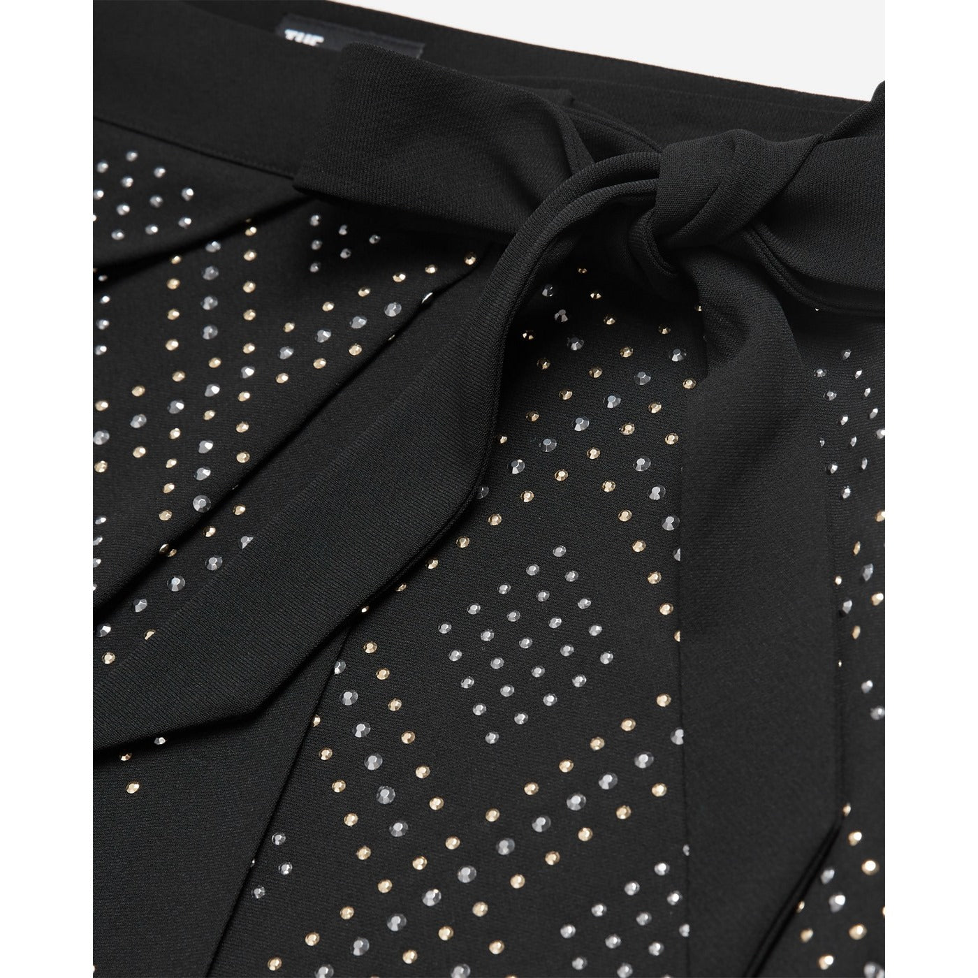 The Kooples - Jupe Portefeuille Taille Haute - Noir - Femme