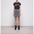 The Kooples - Jupe Droite Taille Haute - Noir - Femme