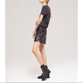 The Kooples - Minijupe En Cuir D’Agneau - Noir - Femme