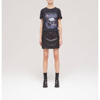 The Kooples - Minijupe En Cuir D’Agneau - Noir - Femme