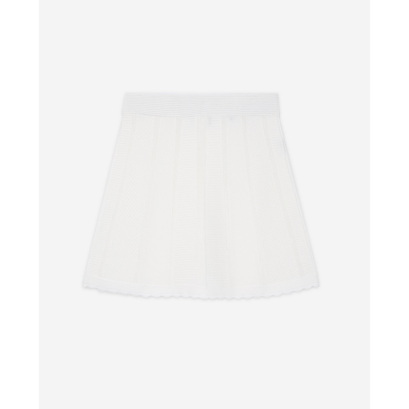 The Kooples - Jupe Trapèze Taille Haute - Blanc - Femme