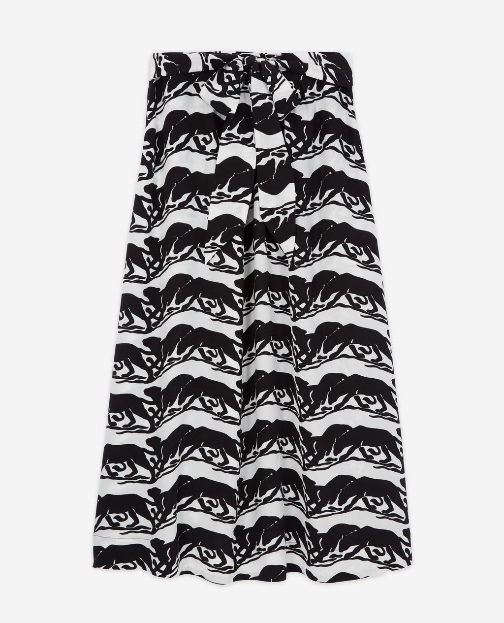 The Kooples - Jupe Longue - Noir Et Blanc - Femme