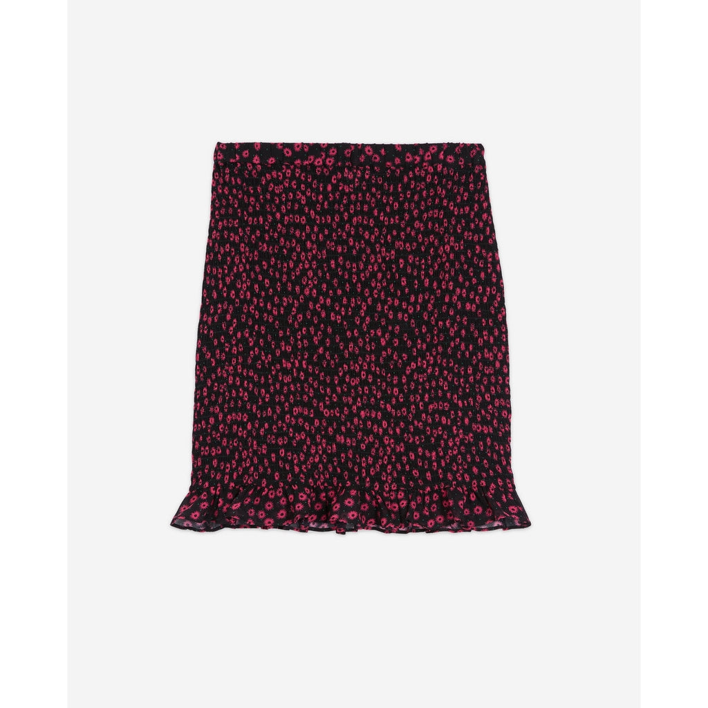 The Kooples - Jupe Droite Taille Haute - Fuchsia - Femme