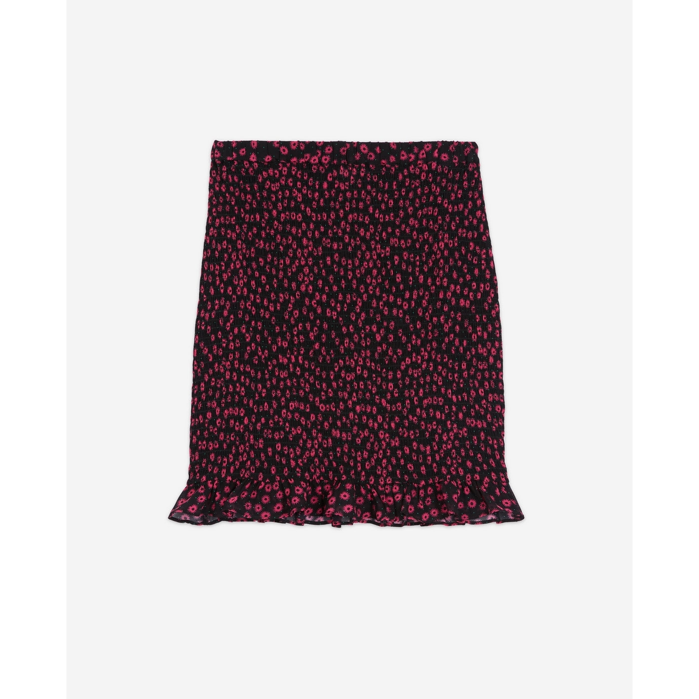 The Kooples - Jupe Droite Taille Haute - Fuchsia - Femme