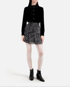 The Kooples - Jupe Patineuse - Noir - Femme